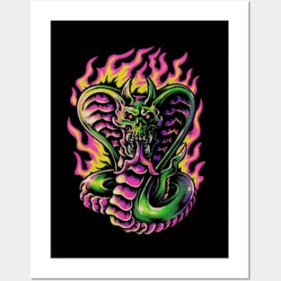 COBRA SKULL Posters and Art